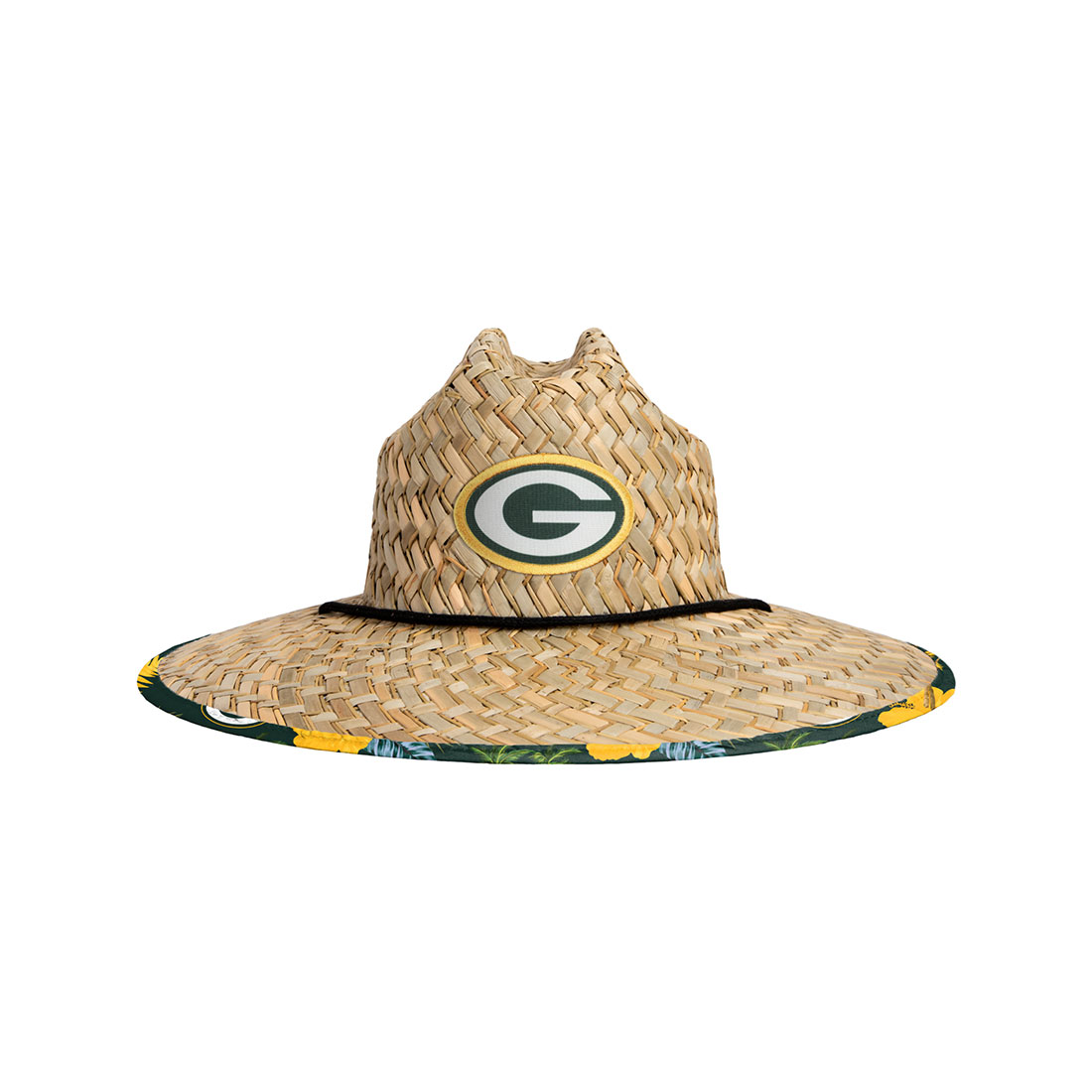 green bay packers straw hat