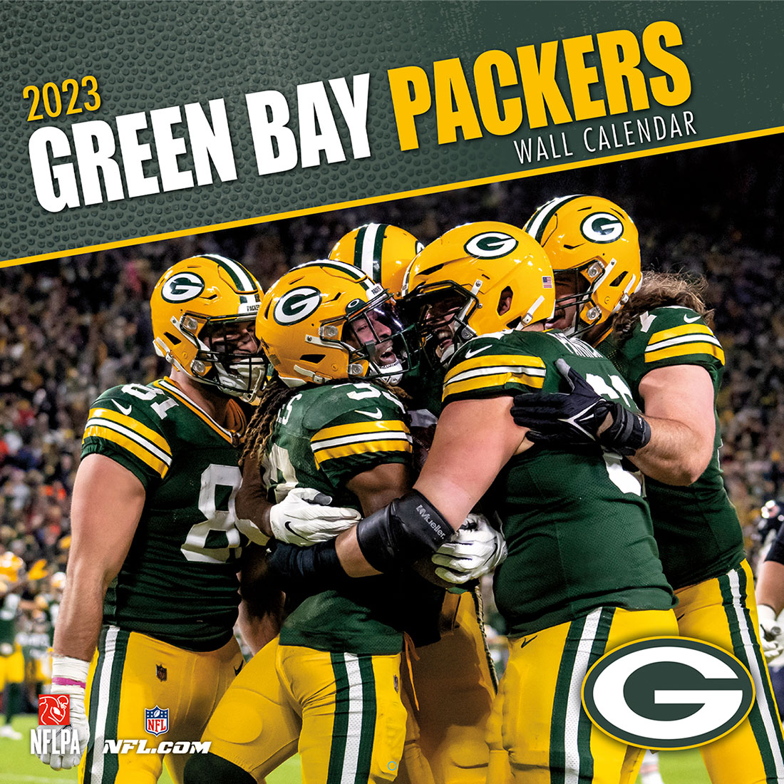 Green Bay Packers 2023 Team Wall Calendar at the Packers Pro Shop