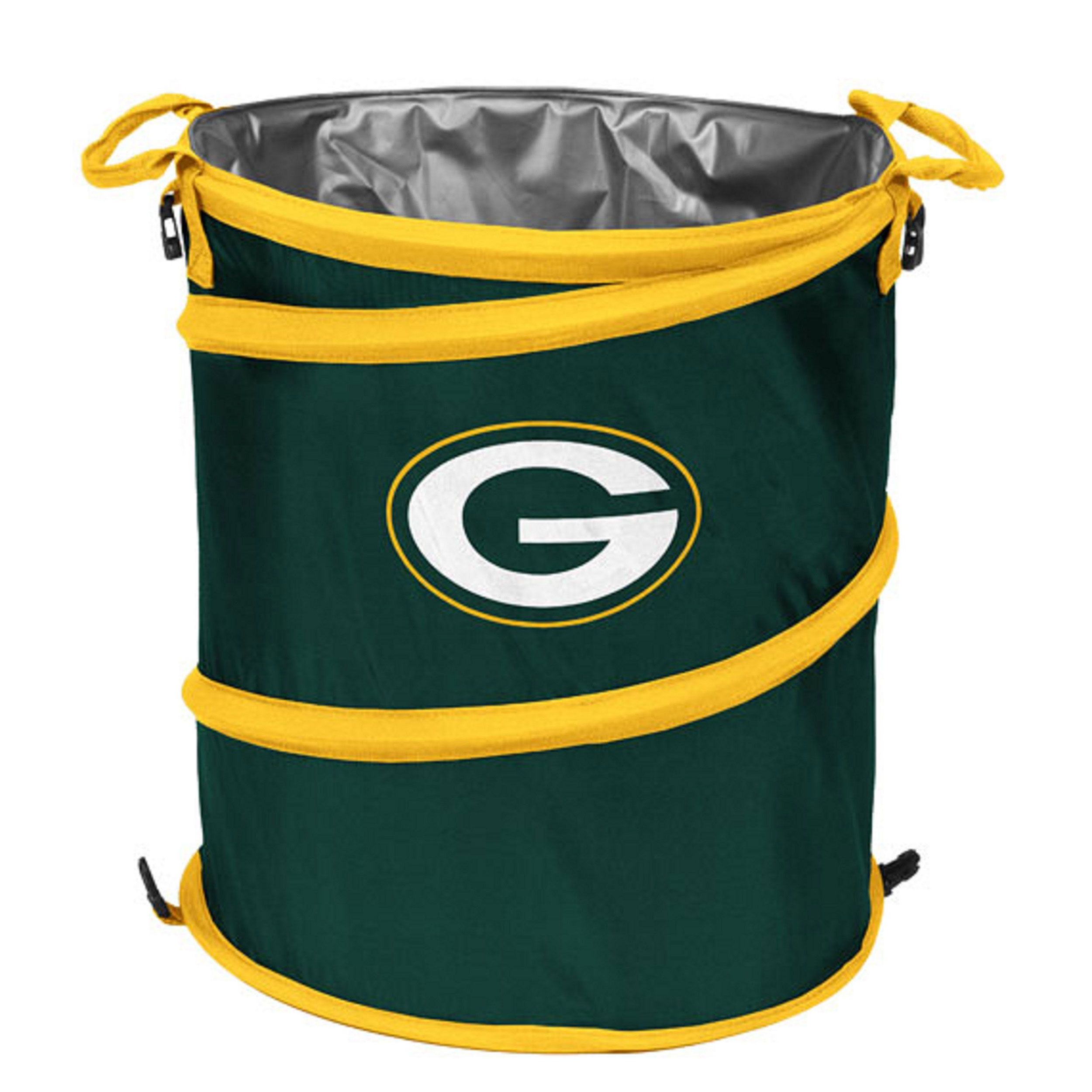 Green Bay Packers Plastic Wastebasket 