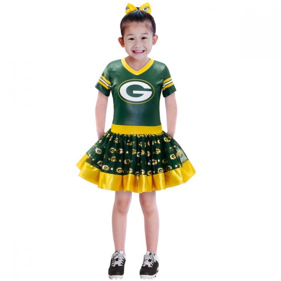 green bay packers cheerleading outfit for adults