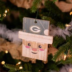Packers Santa Face Ornament