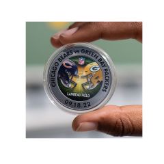 Packers vs. Bears 9/18 Dueling Game Coin