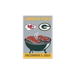 Packers vs. Chiefs 12/3 Match-Up Magnet