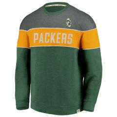 Packers True Classics Blocked Fleece Crew