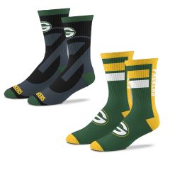 Packers Double Duo 2-Pack Socks