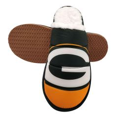 Packers Color-Blocked Big Logo Mule Slipper