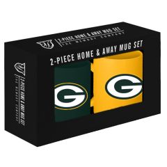 Packers 2-Pack Home & Away Mug Set