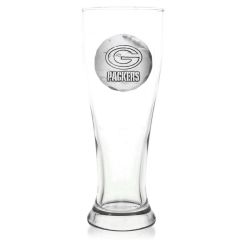 Packers Metal Emblem Pilsner Glass