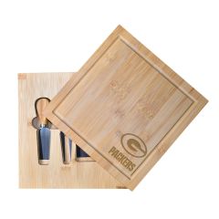 Packers Timeless Etched Bamboo Cheese Board
