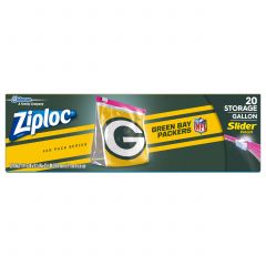 Packers Ziploc Slider Storage Bags