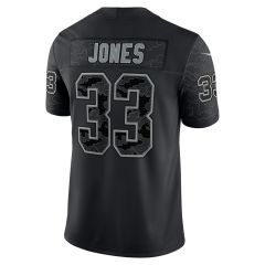 Packers #33 Jones Reflective Fashion Jersey