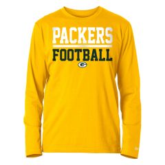Green Bay Packers Football Logo Bruiser Premium Adult Mens Long Sleeve T-Shirt