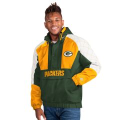 Packers Starter The Body Check 1/2 Zip Pullover