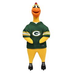Packers Rubber Chicken Pet Toy
