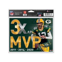 Packers Aaron Rodgers MVP 2020 Multi-Use Decal