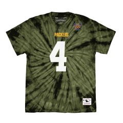 Packers #4 Favre Tie-Dye T-Shirt