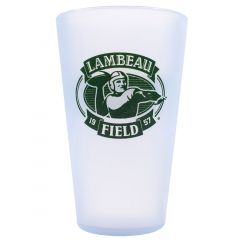 Lambeau Field Sili Pint Glass