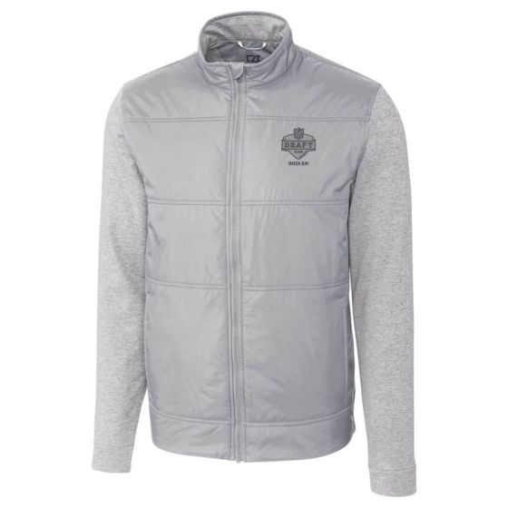 NFL Draft 2025 Cutter Buck Stealth Jacket at the Packers Pro Shop