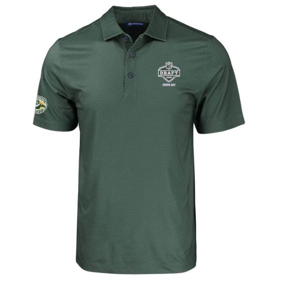 NFL Draft 2025 Lambeau Field Cutter Buck Polo
