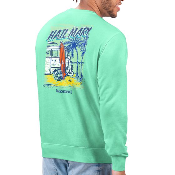 Green Bay Packers Margaritaville Hail Mary Fleece Crew at the Packers Pro Shop