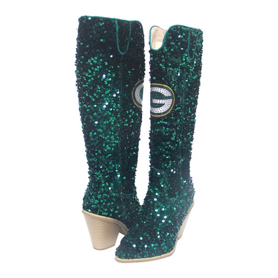 Ladies sequin boots new arrivals