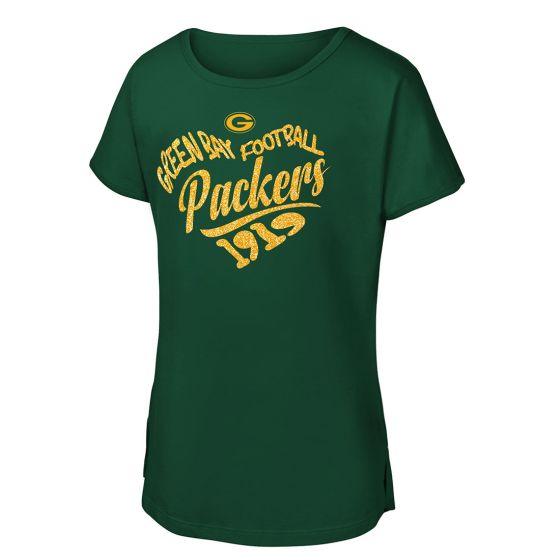 Green bay packers women's t shirts 2025