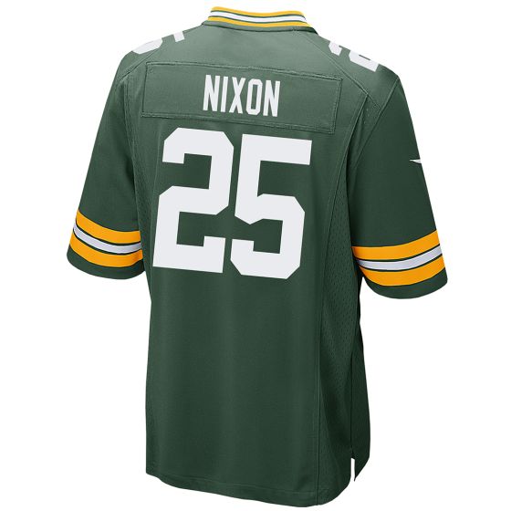 Green Bay Packers 25 Keisean Nixon Nike Home Game Jersey at the Packers Pro Shop