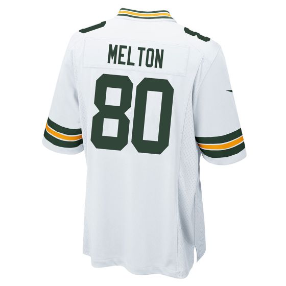 Green Bay Packers 80 Bo Melton Nike Away Game Jersey at the Packers Pro Shop