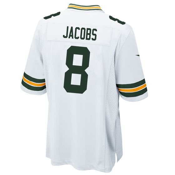 Green Bay Packers Josh Jacobs Nike Away Game Jersey at the Packers Pro Shop