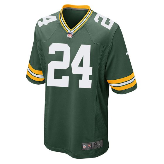 Green Bay Packers 24 Carrington Valentine Nike Home Game Jersey at the Packers Pro Shop