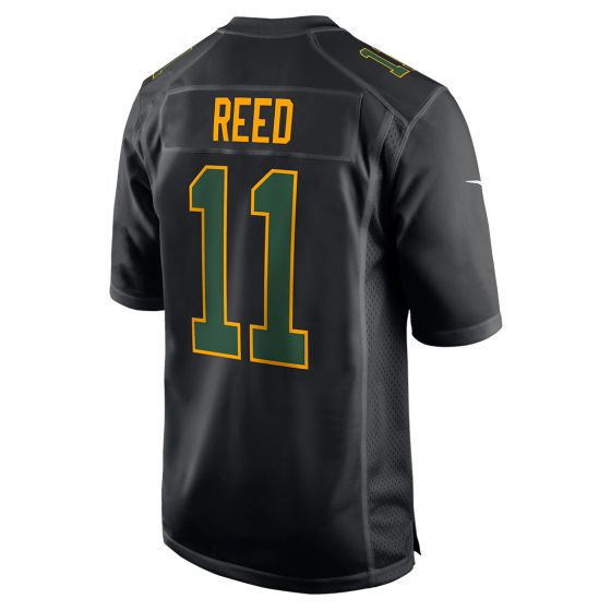 Green Bay Packers 11 Jayden Reed Nike Black Fashion Game Jersey at the Packers Pro Shop