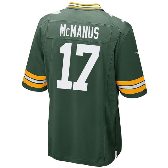 Green Bay Packers 17 Brandon McManus Nike Home Game Jersey at the Packers Pro Shop