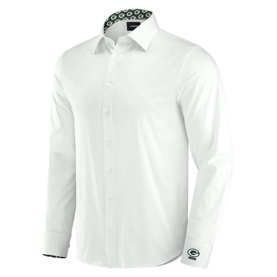 Green Bay Packers Jesse Palmer Motion Stretch Dress Shirt at the Packers Pro Shop
