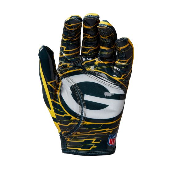 Packers Wilson Super Grip Football Gloves