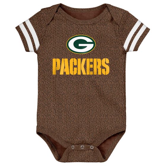 Packers Newborn Playmaker Bodysuit 0 3 Months Brown