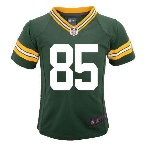 Green Bay Packers 85 Tucker Kraft Nike Infant Home Game Jersey at the Packers Pro Shop