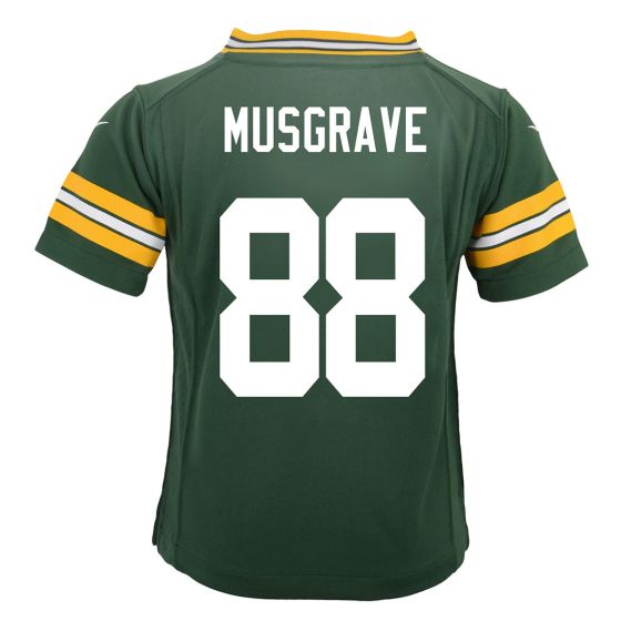Green Bay Packers 88 Luke Musgrave Nike Infant Home Game Jersey at the Packers Pro Shop