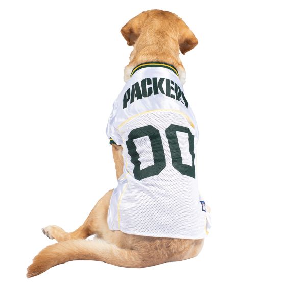 Green Bay Packers Pet Mesh Away Jersey at the Packers Pro Shop