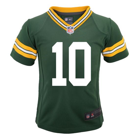 Green Bay Packers Jordan Love 10 Nike Replica Kids Jersey 4 Fir