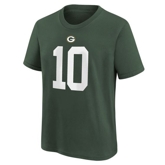 Preschool Nike Jordan Love Green Bay Packers Player Name Number T Shirt