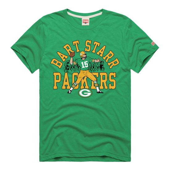 Green Bay Packers Homage 15 The Starr T Shirt at the Packers Pro Shop