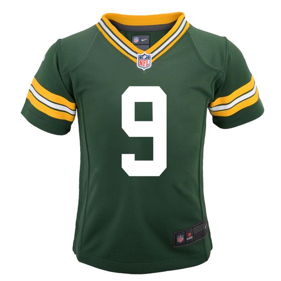 Green Bay Packers 9 Christian Watson Home Toddler Nike Game Jersey at the Packers Pro Shop