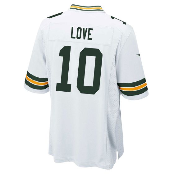 Green Bay Packers 10 Jordan Love Away Youth Nike Game Jersey at the Packers Pro Shop