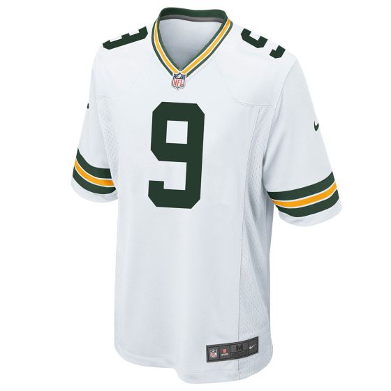 Green Bay Packers 9 Christian Watson Away Youth Nike Game Jersey at the Packers Pro Shop