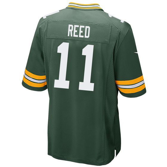 Green Bay Packers 11 Jayden Reed Home Youth Nike Game Jersey at the Packers Pro Shop
