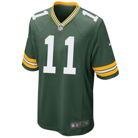 Green Bay Packers 11 Jayden Reed Home Youth Nike Game Jersey at the Packers Pro Shop