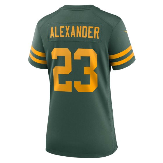 Green Bay Packers 50 s Classic Womens Nike 23 Alexander Game Jersey at the Packers Pro Shop