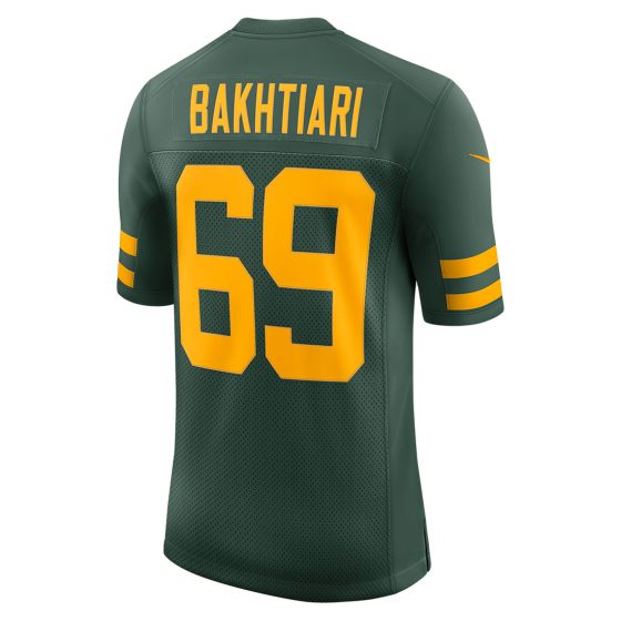 Green Bay Packers 50s Classic 69 Bakhtiari Limited Jersey at the Packers Pro Shop