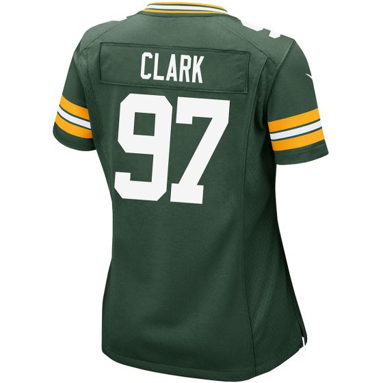 Green Bay Packers 97 Kenny Clark Home Womens Nike Game Jersey at the Packers Pro Shop