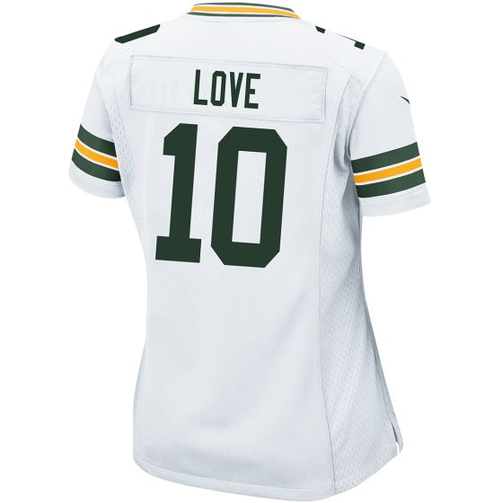 10 Jordan Love Nike Womens Away Game Jersey